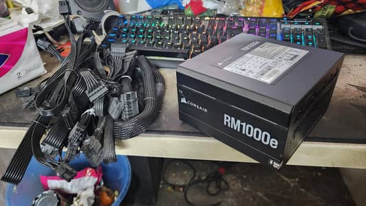 Corsair Rm1000e & Rm850e 1000w & 850w 80+Gold vengeance RGB Pro 16gb