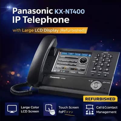 Panasonic KX-NT400 IP Telephone with Large LCD Display