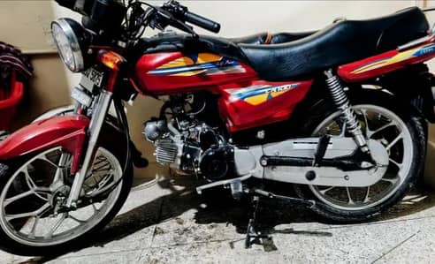 Self-Start Bike with alloys Rims Crown company 1st owner .