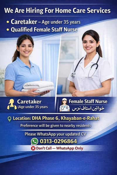 Female Caretaker And Qualified Nurse