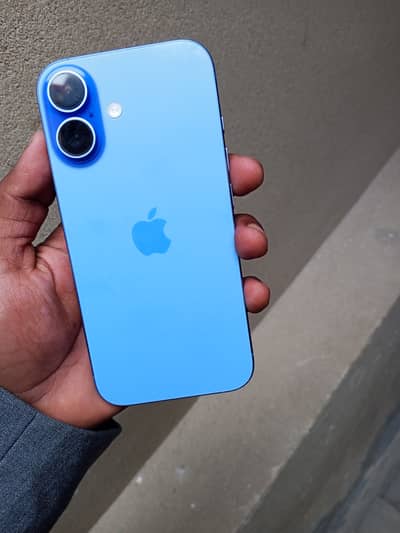 Apple iPhone 16 Storage 256 Pta Approved 10/10 Colour Blue