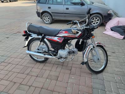 Honda cd 70 2025 model black colour