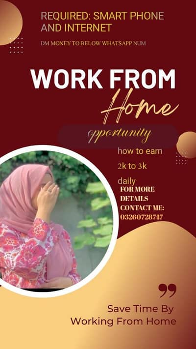 online work from home male female and student