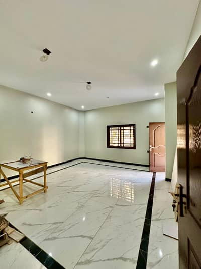 For Rent Brand New Portion Area: 200 Sq. Yards Portion: First Floor Configuration: 3 Bed DD Condition: Brand New