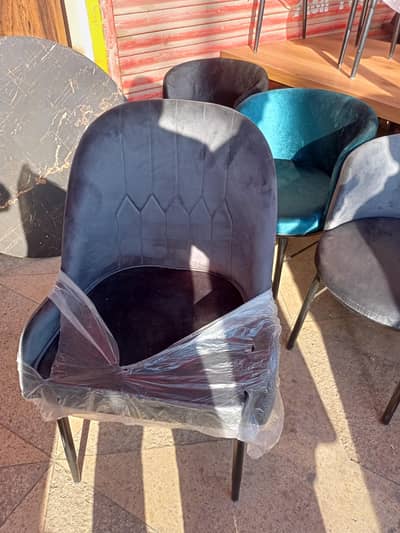 Dinning table chairs  Dark gray