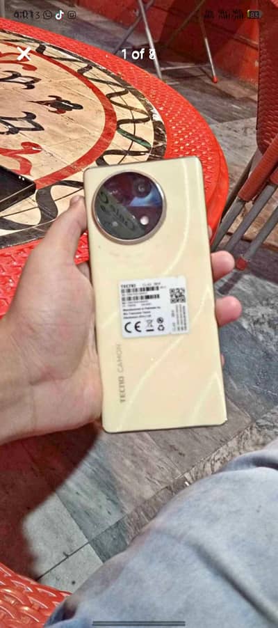 Tecno camon 30s 8+8 256 with box chrgr