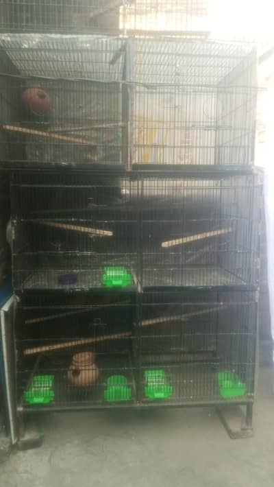 Second Hand 6 Khane Wala Pinjra – Achhi Condition