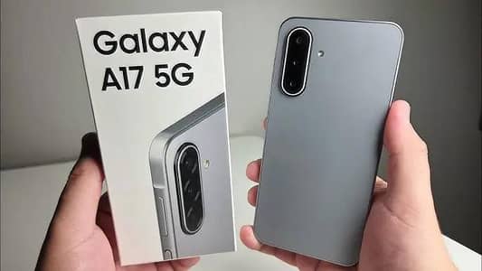 SAMSUNG A 17 8/256 BOX PACK FULL WARANTY JUST OPEN BEFOEE 15 DAYS NEW