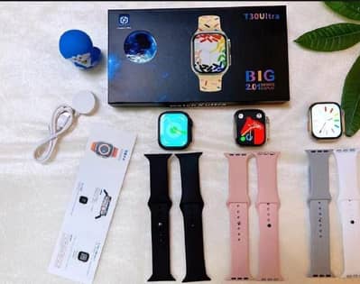 T30 Ultra Smart Watch - 2.01" Infinite Display & Luxury Design