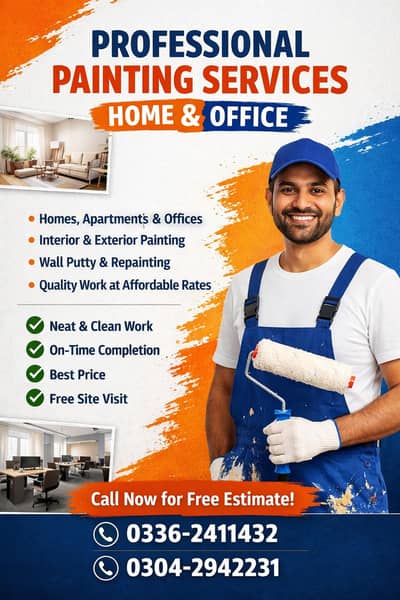 Professional Home & Office Painting Services | Neat & Affordable