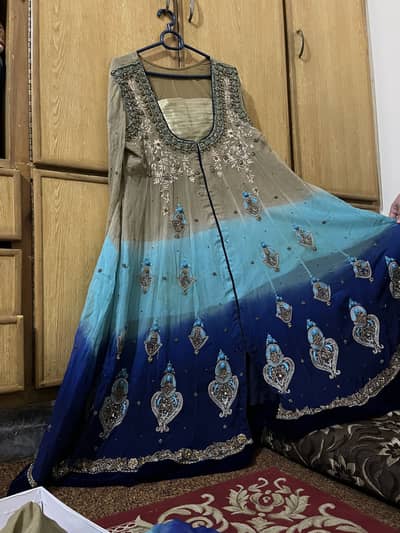 A line frog length long frok in 3 color mix