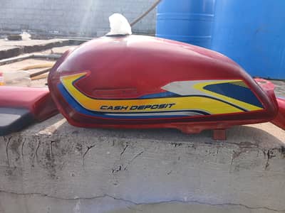 2 fuel tanks set 2 safe guard 1 sclincer available for sale