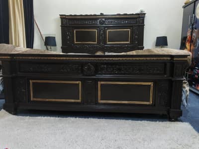 King Size Wooden Bed Set