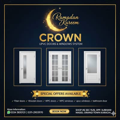 PVC Doors/solid Doors/PVC windows/Upvc doors/office doors