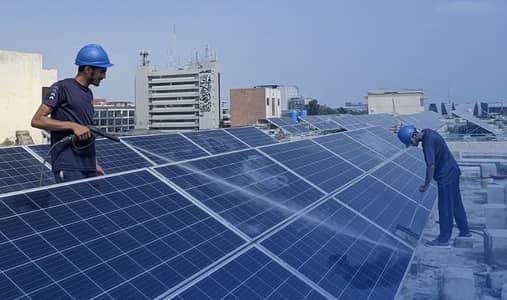 Labour boy needed for solar wash saddar