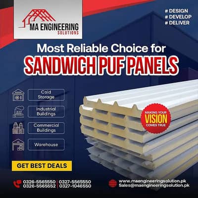 EPS Sandwich Pane PU sandwich & pir sandwich panel