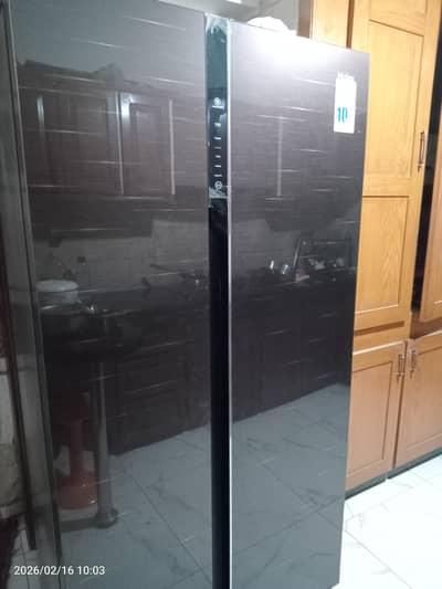 Haier side-by-side refrigerator