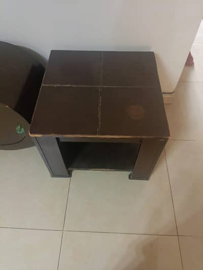 Wooden TV Console with Storage – Dark Brown Color”