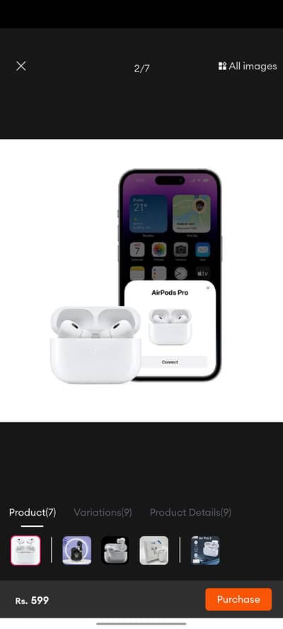 Wireless Earbuds 5.0 10m range home delivery available