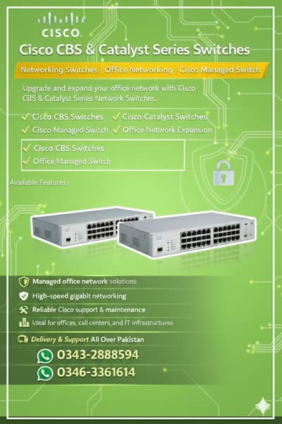 Cisco Network Switch | CBS & Catalyst Series | Brand New |CBS Network