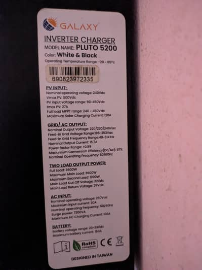 galaxy pv5200 hybrid 24 volt