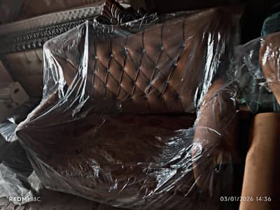 seven seater sofa with table