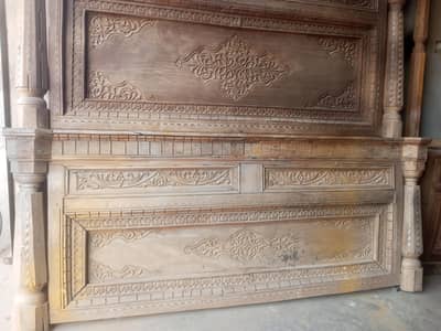 wood bed set chonoti