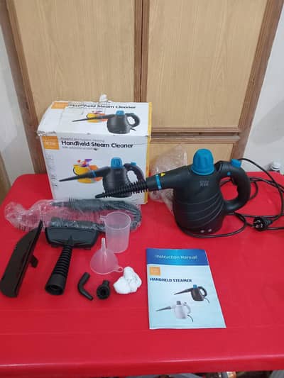 Easy Home Hand Held Steam Cleaner and Garment Steamer with Accessories