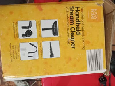 Easy Home Hand Held Steam Cleaner and Garment Steamer with Accessories