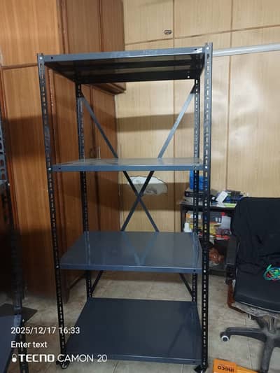 Steel racks for storage ,Super market racks Industrial racks, Trolleys