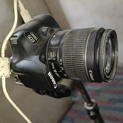 Canon EOS 1300D DSLR Camera  with stand