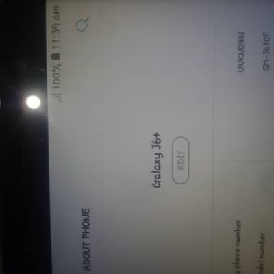 Samsung Mobile J6 Plus for sale