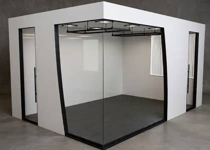 Gypsum Board & Glass Partition - Office Renovation Ceiling & Flooring