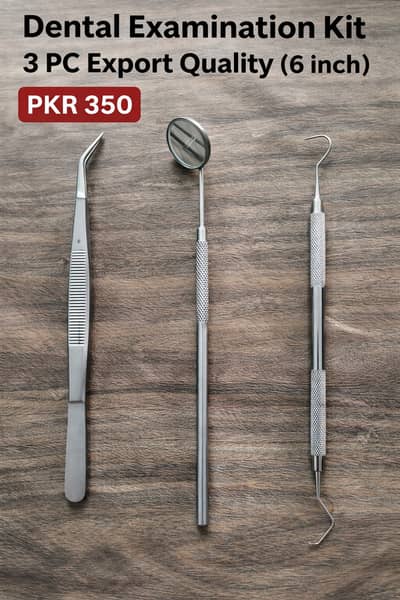 Dental Examination Kit 3PC Export Quality