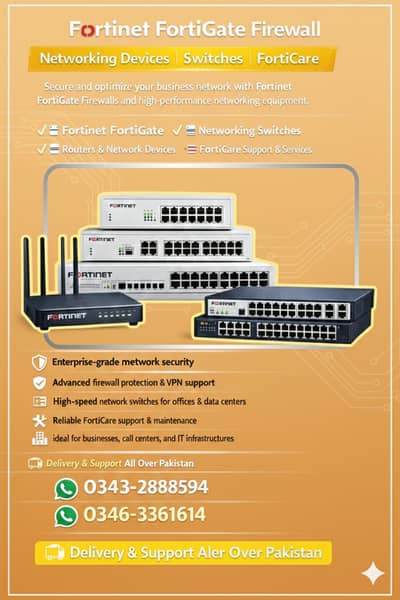 Fortinet FortiGate Firewall | Networking | Switches | FortiCare