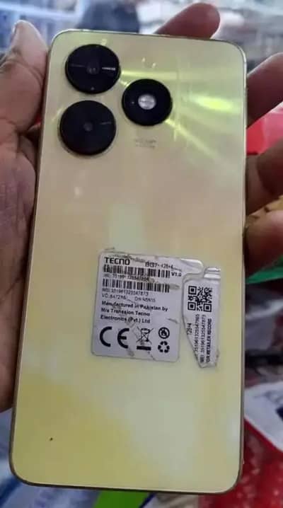 tecno spark 20C 4+4 128  5000mh battery with box condition see in pic