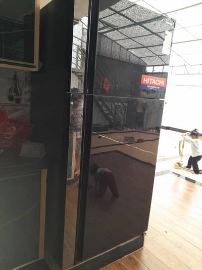 hitachi 2 door jumbo size refrigerator