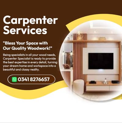 Carpenter&wood work furniture kitchen cabinets services in  Lahore