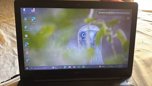 Dell laptop corei7 8th Gen black color 256GBroom Ram 8Gb