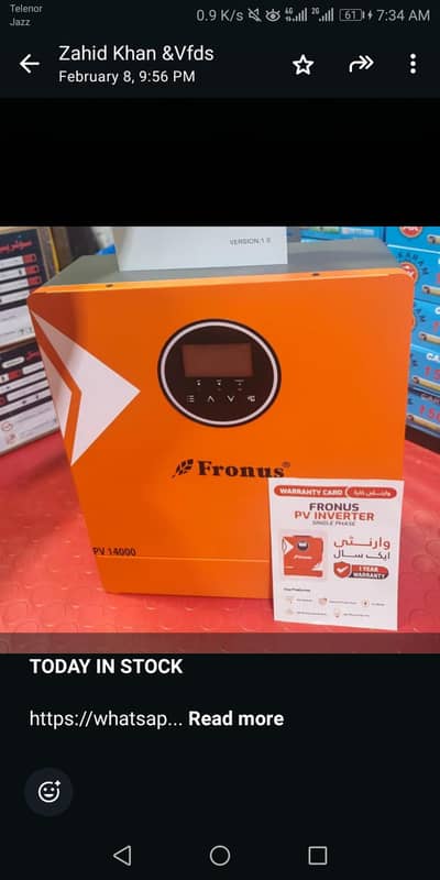 Fronus meta PV 9000 & PV 14000 PV Inverter available