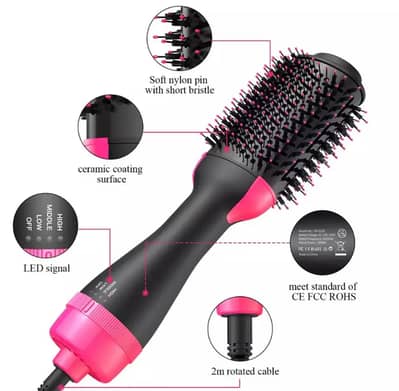 3-in-1 One Step Hot Hair Brush || Dryer || Straightner || Rawalpindi