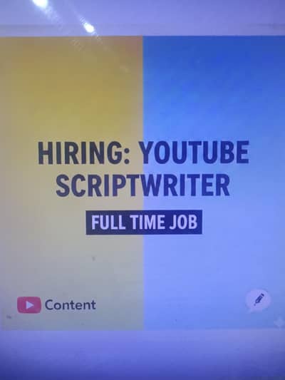 YouTube Content Writer (English)
