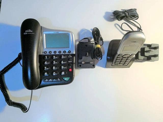 Cordless Handsets Binatone With Intercom Function in 2 Handsets Ptcl 1