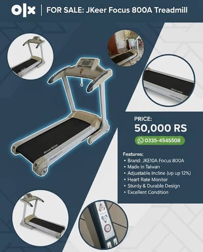 JKeer Focus 800A Treadmill