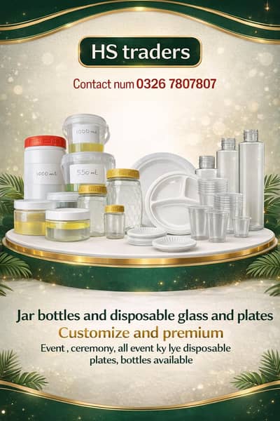 customize and premium quality disposable plate and all type