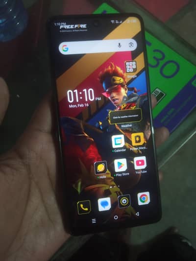 Infinix hot 30 with box 8/128