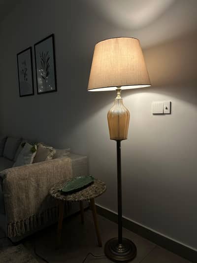 Elegant Golden Floor Lamp for Sale – Excellent Condition