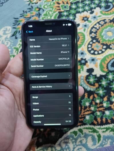 Iphone 11 available in 10/10 condition.