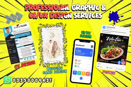 Creative Graphic, UI/UX & CV Designer | Branding & Wedding Cards