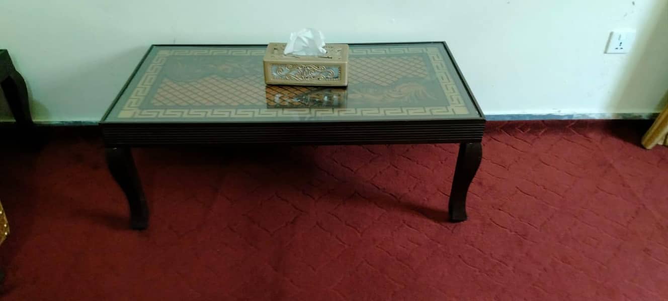 five Seter Sofa set with three table 5